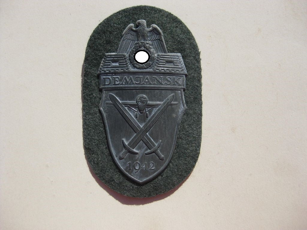 Demjanskschild 1942 Ärmelschild der Wehrmacht