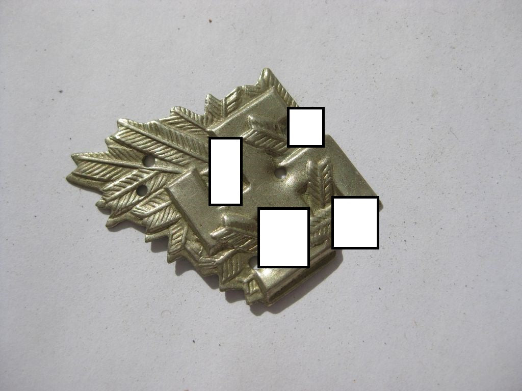 Kragenabzeichen POLEN Gebirgsjäger mit Hakenkreuz !!!! 1919 - 1939