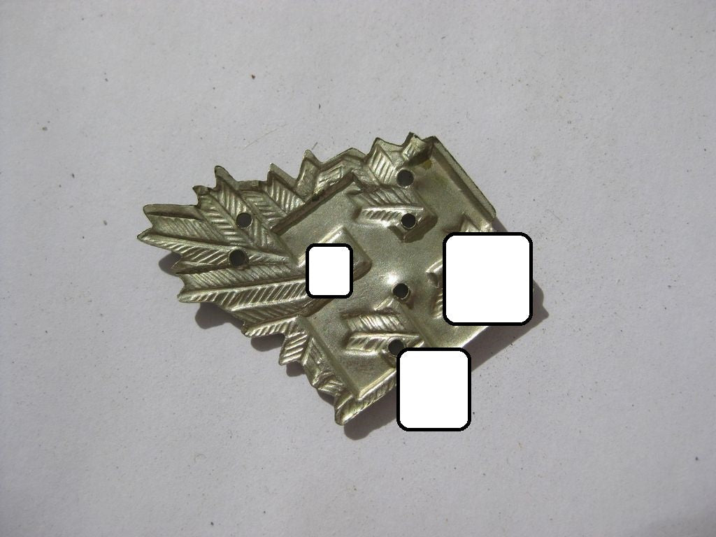 Kragenabzeichen POLEN Gebirgsjäger mit Hakenkreuz !!!! 1919 - 1939