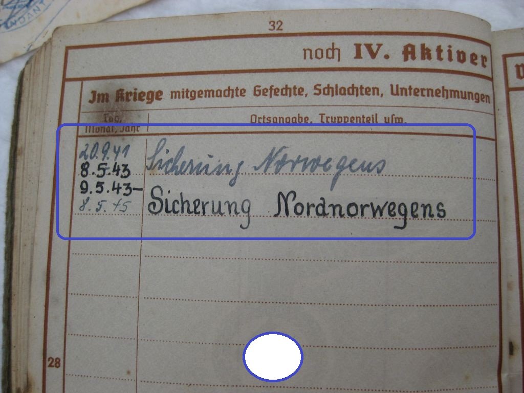 Wehrpaß / Soldbuch Kassel Wehrmacht HEERES KÜSTEN ARTILLERIE Küstenartillerie NARVIK NORWEGEN Kriegsverdienstkreuz 2.Klasse mit Schwertern Flaktruppe