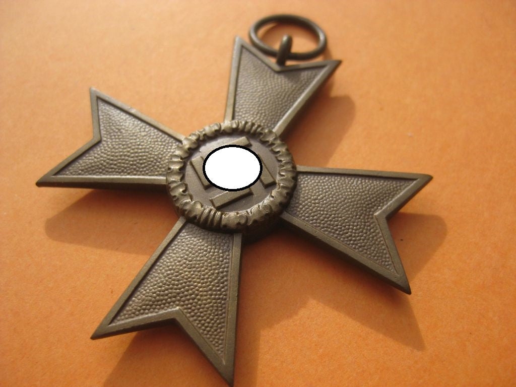 Kriegsverdienstkreuz 2.Klasse ohne Schwerter (KVK) Hersteller: "1" DESCHLER &amp; Sohn in München Mint Condition