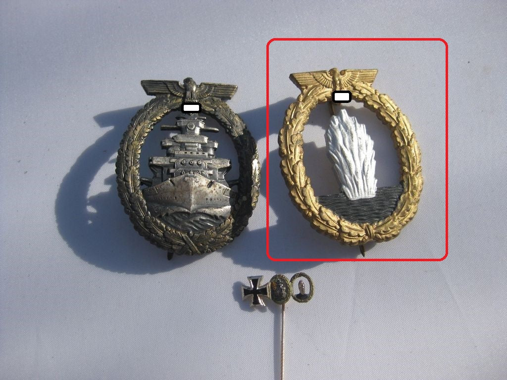 Minensucher Kriegsabzeichen Hersteller: Rudolf Souval (RS) Mint condition