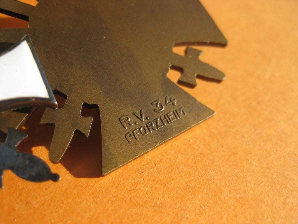 4er Ordenschnalle Ordensspange Eisernes Kreuz 1914 (EK2/14)  Ritterkreuz Albrechtsorden 2.Klasse mit Schwertern Zivilverdienstorden Sachsen 1.Weltkrieg Orden Kaiserreich Miniaturkettchen und Feldspange SCHARFFENBERG in DRESDEN