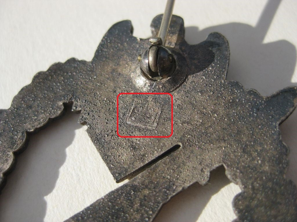 Infanteriesturmabzeichen in Silber (ISA) von Feix &amp;amp; Söhne