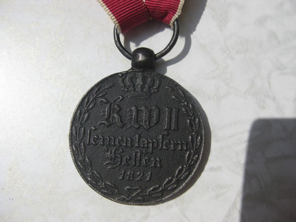 Nichtkämpfer 1813  1815 Orden Ehrenzeichen Verdienstkreuz Medaille Hessen-Cassel