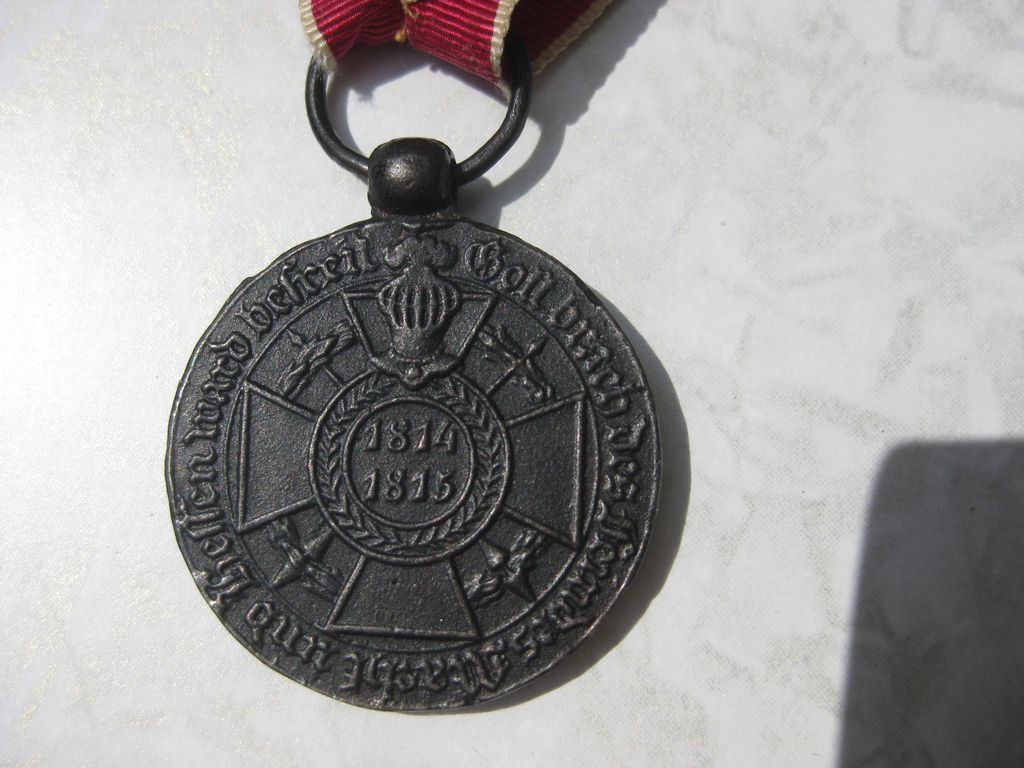 Nichtkämpfer 1813  1815 Orden Ehrenzeichen Verdienstkreuz Medaille Hessen-Cassel
