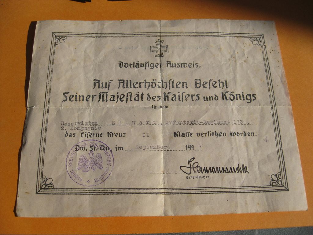 5er Ordensspange Eisernes Kreuz 1914 Oldenburg Infanterie Regiment 173 Orden 1.Weltkrieg Preußen