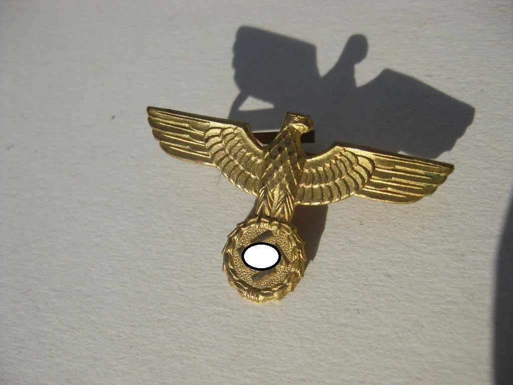 Mützenabzeichen Marine HJ Hitlerjugend für Schirmmütze / Tellermütze / Matrosenmütze Mint Condition