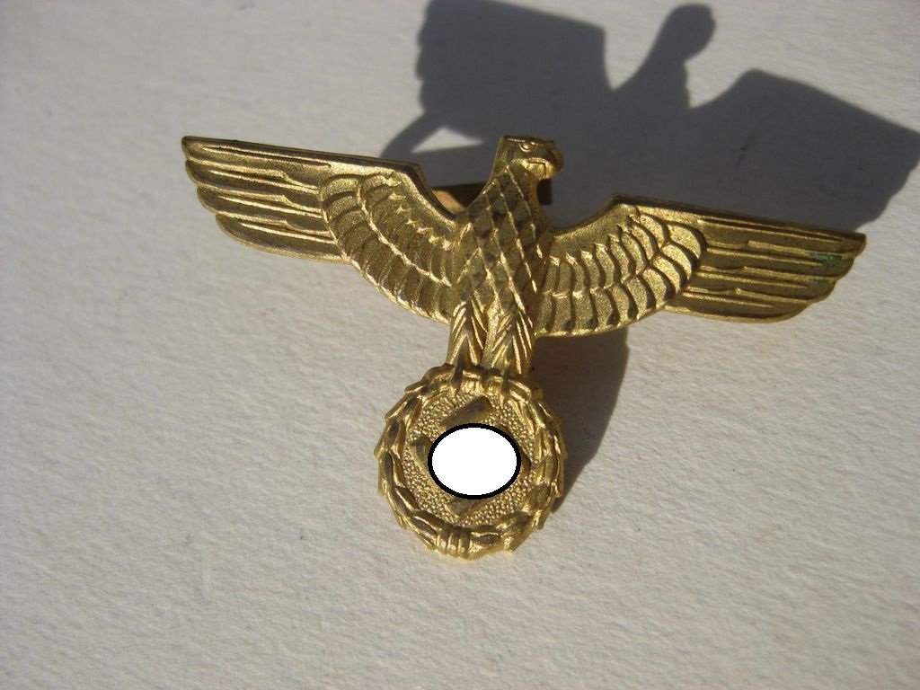 Mützenabzeichen Marine HJ Hitlerjugend für Schirmmütze / Tellermütze / Matrosenmütze Mint Condition