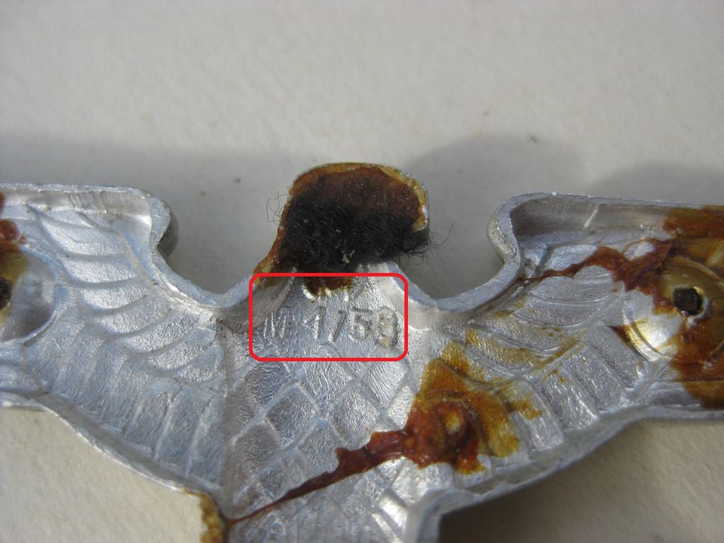 Mützenabzeichen für Schirmmütze des Postschutz / Feldpost