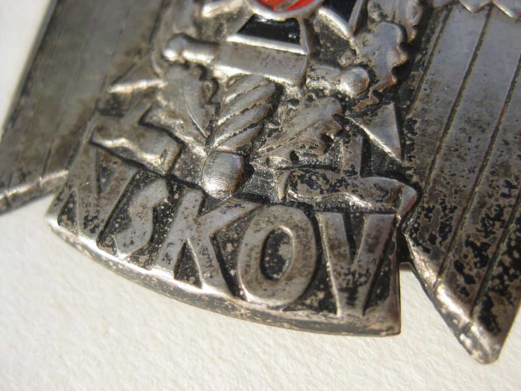 Mützenadler zur Schirmmütze des Kriegerbund (NSKOV) 3.Reich Hoheitsadler  Mint Condition)