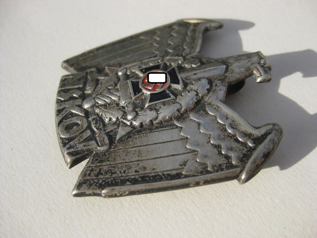 Mützenadler zur Schirmmütze des Kriegerbund (NSKOV) 3.Reich Hoheitsadler  Mint Condition)