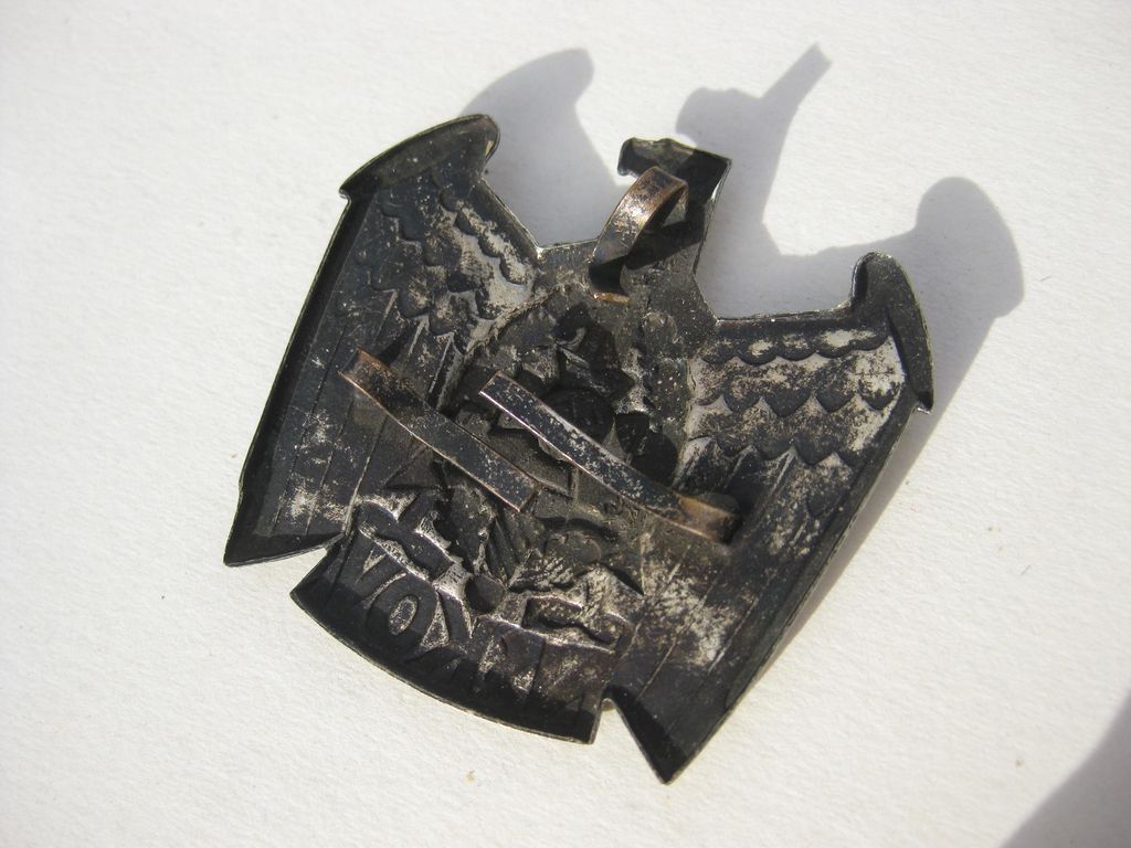 Mützenadler zur Schirmmütze des Kriegerbund (NSKOV) 3.Reich Hoheitsadler  Mint Condition)