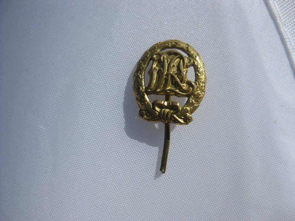 DRL - Sportabzeichen in Gold Miniatur Orden 3.Reich Abzeichen