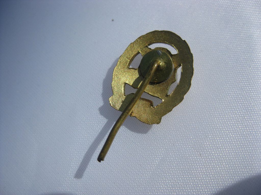 DRL - Sportabzeichen in Gold Miniatur Orden 3.Reich Abzeichen