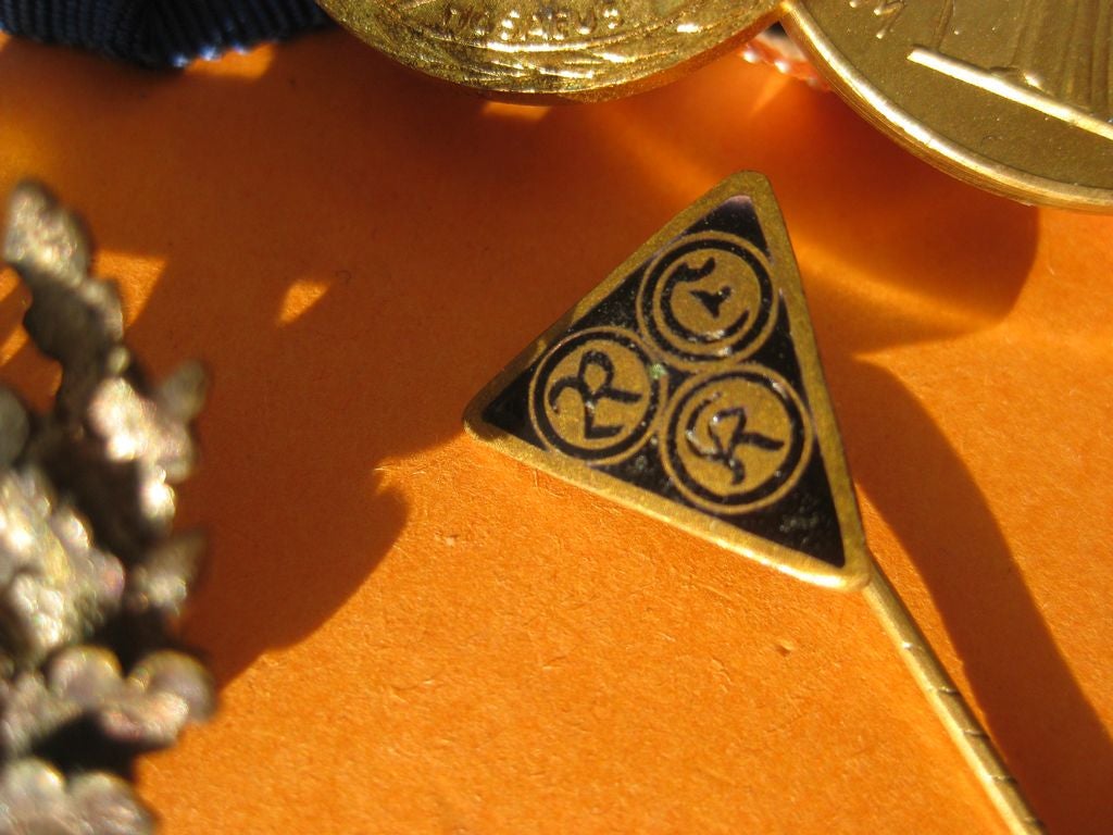 7er Ordenschnalle Ordensspange Preußen Verdienstmedaille  Kriegerverein Kriegerbund Somme Flandernschlacht Kaiserreich MINT CONDITION