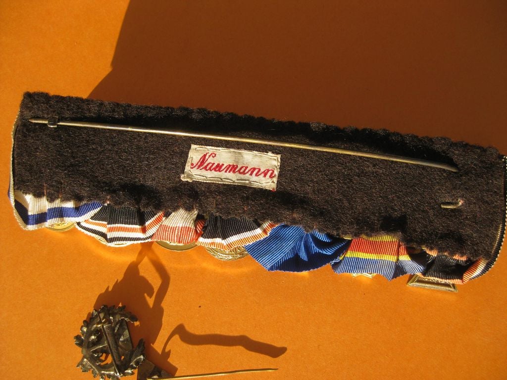 7er Ordenschnalle Ordensspange Preußen Verdienstmedaille  Kriegerverein Kriegerbund Somme Flandernschlacht Kaiserreich MINT CONDITION