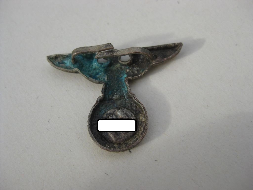 SS und SA - 3.Reich Adler für Schaftmütze 1.Modell Schirmmütze