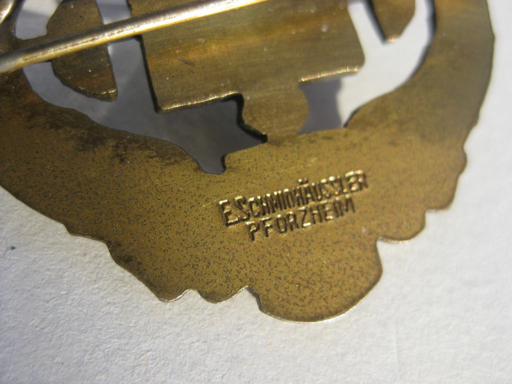 Deutsches Schwerathleten Sportabzeichen 2. Modell in Bronze in SCHACHTEL -MINT CONDITION- DRL NSRL