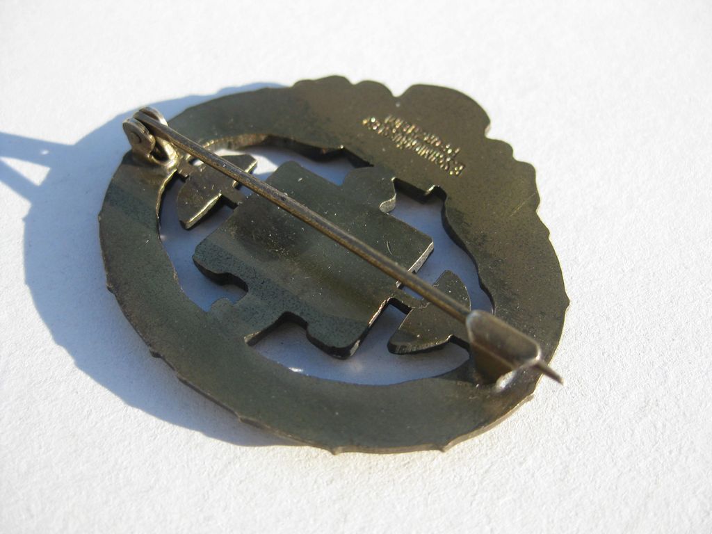 Deutsches Schwerathleten Sportabzeichen 2. Modell in Bronze in SCHACHTEL -MINT CONDITION- DRL NSRL