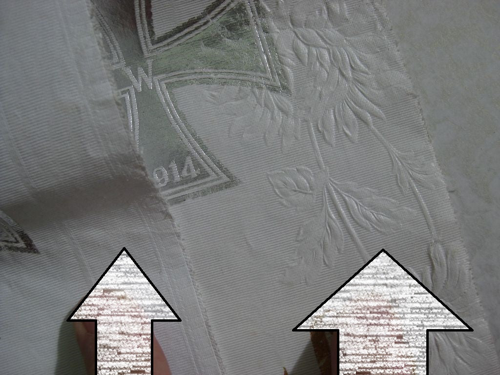 Originale Grabschleife / Kranzschleife mit Eisernes Kreuz 1914 !!!!
