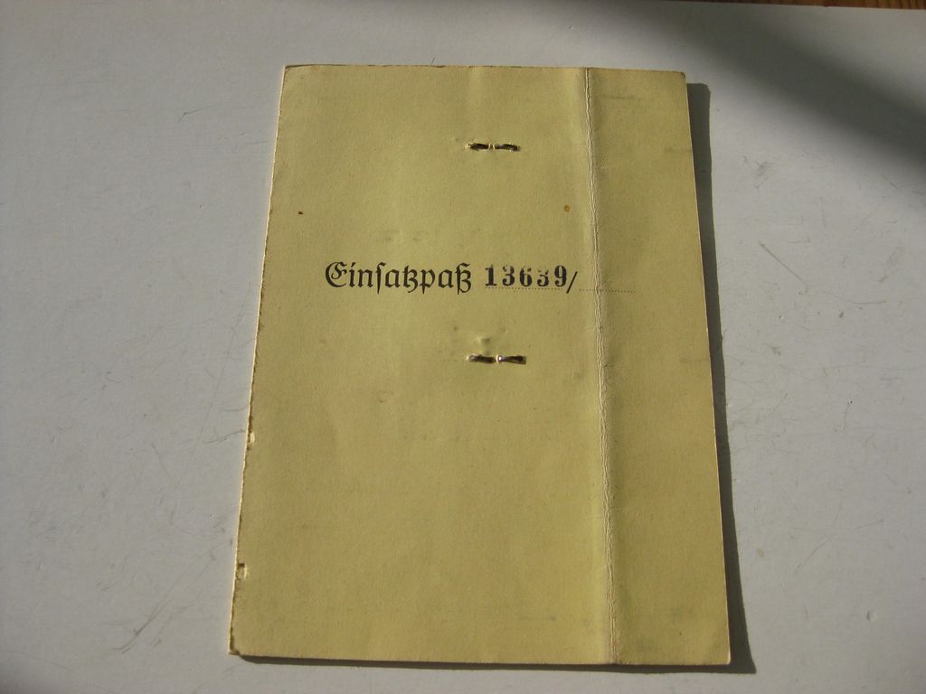 Pflichtheft Studentenbund Erntehelfer 1939 deutsche Studentenschaft