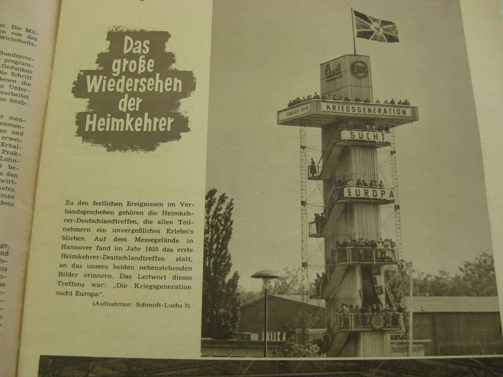 Buch Heft Sonderheft Zeitschrift DER HEIMKEHRER von 1958 Zeitung Orden Uniform Wehrmacht Bundeswehr