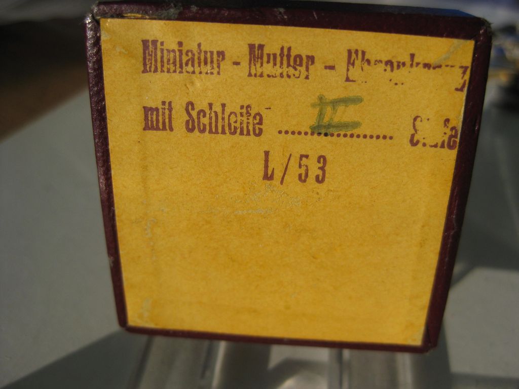 Mutterkreuz in Gold -Miniatur- in LDO Schachtel