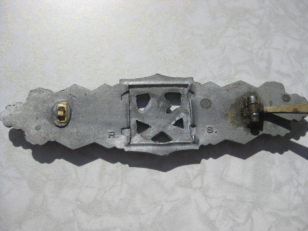 Nahkampfspange in Silber Hersteller: Rudolf Souval / Wien