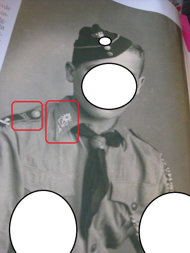 Hitlerjugend Mützenabzeichen Hochland Kragenabzeichen Effekten für die Schiffchenmütze der HJ 3.Reich Steiermark ÖSTERREICH