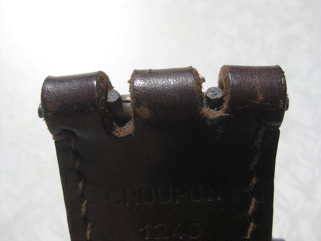 2 Dorn Riemen / Lederkoppel für Offiziere Wehrmacht