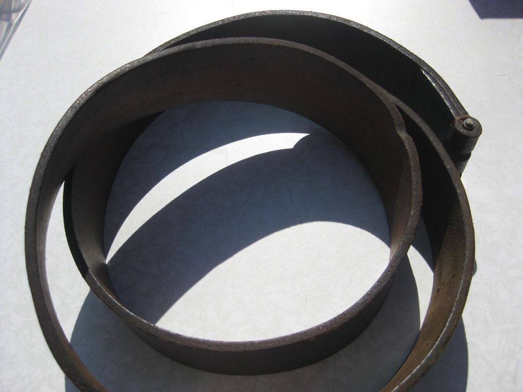 2 Dorn Riemen / Lederkoppel für Offiziere Wehrmacht